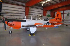 Beech T-34C Mentor 161055 E-055 US Navy,Valiant Air Command Warbird Museum, Titusville, FL