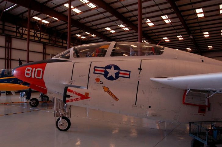 North American T-2C Buckeye 156702 F-810 US Navy, Valiant Air Command Warbird Museum, Titusville, FL