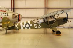 Piper L-4J Cub 330426 53-K US Army, Valiant Air Command Warbird Museum, Titusville, FL