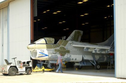 Vought A-7A Corsair II 153135 AG-401 US Navy, Valiant Air Command Warbird Museum, Titusville, FL