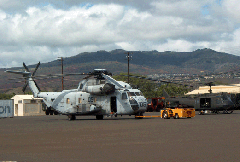 Bell UH-1H Huey and Sikorsky CH-53D Sea Stallion, Naval Air Museum Barbers Point