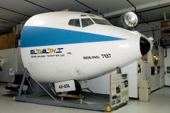 Boeing 707-458 (cockpit) 4X-ATA EL AL, Cradle of Aviation Museum, Garden City, NY