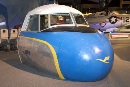 Convair 340 (cockpit) N24AT ex German Air Force (12+01), Cradle of Aviation Museum, Garden City, NY