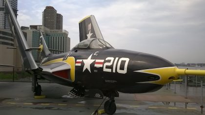 Grumman F-9F-8 Cougar 141117 E-210 US Navy, Intrepid Sea, Air & Space Museum, New York, NY picture Mike Hodish