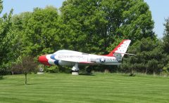 Republic F-84F Thunderstreak 52-6468 USAF, Air Zoo Aerospace & Science Museum