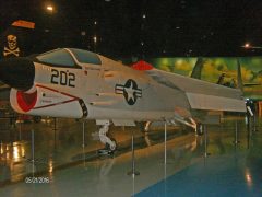 Vought F-8J Crusader 150904 AH-202 US Navy, Air Zoo Aerospace & Science Museum