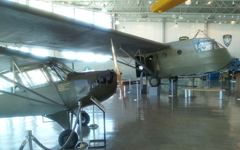 Aeronca L-3D Grasshopper and Waco CG-4A Hadrian, Silent Wings Museum