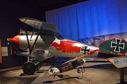 Albatros D.Va (L24) (replica) NX36DV Luftwaffe, The Museum of Flight, Seattle-Boeing Field, WA USA