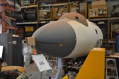 Canberra Nose Section, South Australian Aviation Museum