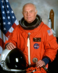 John Herschel Glenn Jr. (Photo NASA) NASA Glenn Visitor Center