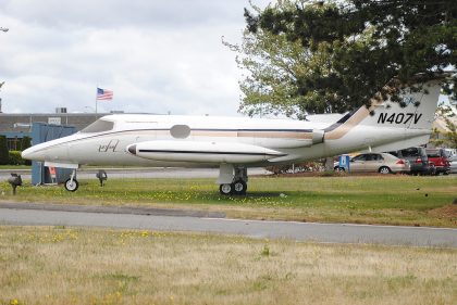 Learjet 23 N407V Jet Air, Museum of Flight Restoration Center & Reserve Collection