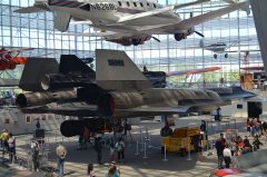 Lockheed M-21 Blackbird 60-6940 USAF with D-21 Drone, The Museum of Flight Seattle-Boeing Field, WA USA | Les Spearman