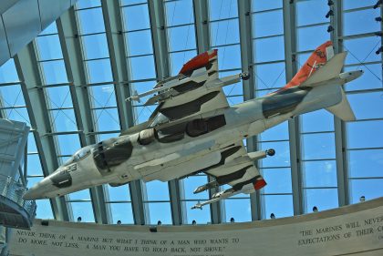 McDonnell Douglas AV-8B Harrier II 161396 SD-623 USMC, National Museum of the Marine Corps