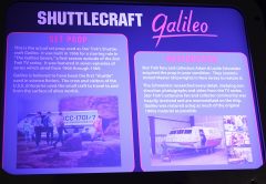 Shuttlecraft Galileo plaquet Space Center Houston, TX