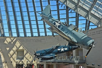 Vought F4U-4 Corsair and Douglas SBD-3 Dauntless, National Museum of the Marine Corps