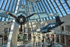 Vought F4U-4 Corsair and Douglas SBD-3 Dauntless, National Museum of the Marine Corps