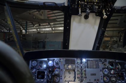 Westland Sea King Mk.50A cockpit N16-117 906 Royal Australian Navy, Fleet Air Arm Museum, Nowra Hill NSW