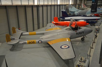 de Havilland DH.115 Sea Vampire T.22 XG766 808 Royal Australian Navy, Fleet Air Arm Museum, Nowra Hill NSW