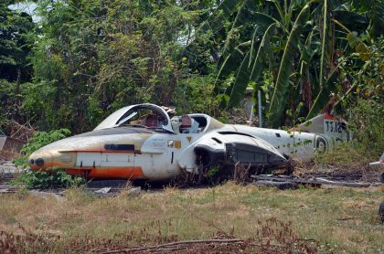 Cessna T-37C Tweety stored Royal Thai Air Force, Royal Thai Air Force Museum Les Spearman