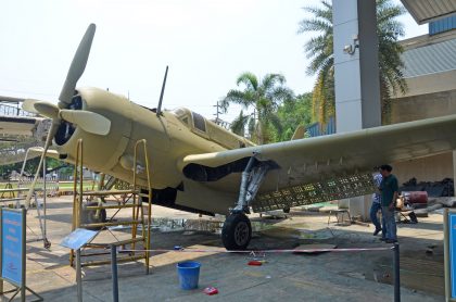 Curtiss SB2C-5 Helldiver J3-4 94 Royal Thai Air Force, Royal Thai Air Force Museum Les Spearman