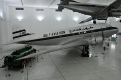 Douglas C-47A Dakota III G-AMZZ Gulf Aviation, Al Mahatta Museum متحف المحط