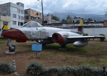 Gloster Meteor FR.9 FF-122 Fuerza Aerea Ecuatoriana, Museo Aeronautico de Quito