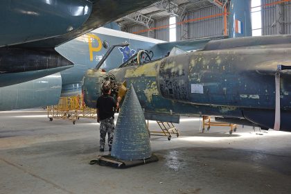 Hawker Sidderley Buccaneer S.50 414 , Ysterplaat