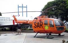 IPTN Bölkow NBo-105CB HR-1525, Museum Transportasi, Jakarta Indonesia