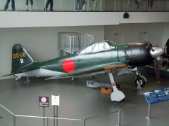 Mitsubishi A6M7 Zero Sen model 63 82729/210-118/B 210th Naval Air Squadron, Japanese Navy, Yamato Museum