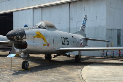 North American F-86L Sabre Kh17k-5 06 1215 30681 Royal Thai Air Force, Royal Thai Air Force Museum Les Spearman