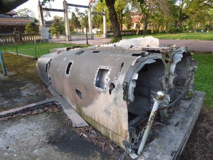 Northrop F-5 rear fuselage section, Museum Thua Thien, Thừa Thiên Huế, Vietnam