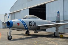 Republic F-84G Thunderjet Kh16-1231 878 Royal Thai Air Force, Royal Thai Air Force Museum Les Spearman