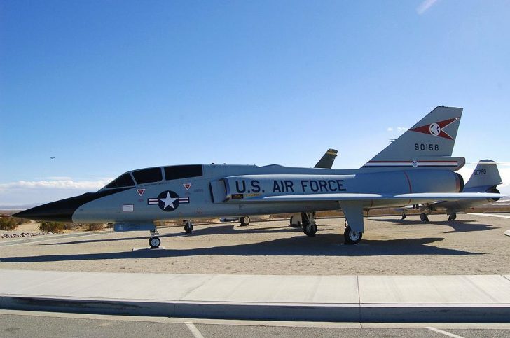 Convair QF-106B Delta Dart 59-0158 USAF, Edwards AFB West Gate Century Circle