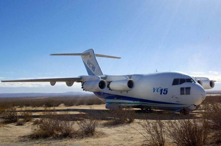 McDonnell Douglas YC-15 72-1875 McDonnell Douglas, Edwards AFB West Gate Century Circle