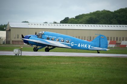 Avro 652A Anson C.19 Series 2 G-AHKX private Shuttle Worth Collection, RIAT 2016 RAF Fairford