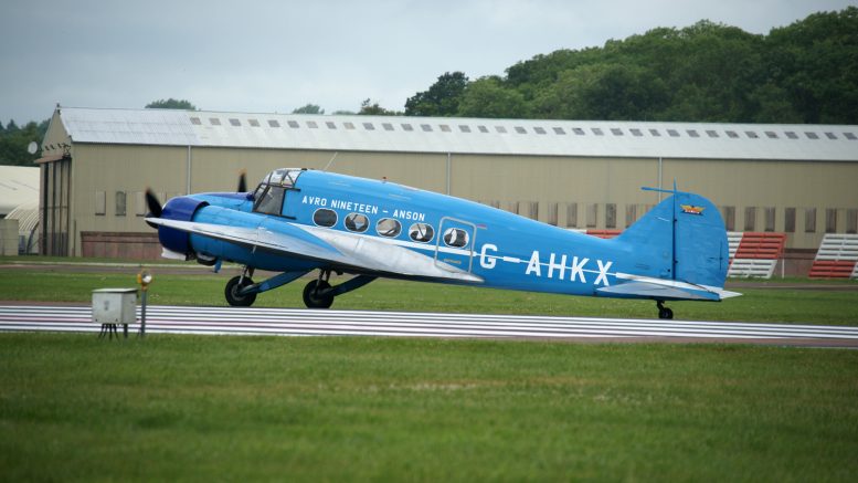 Avro 652A Anson C.19 Series 2 G-AHKX private Shuttle Worth Collection, RIAT 2016 RAF Fairford