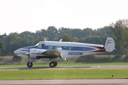 Beech H-18 N6000M private Flugplatz Stadtlohn-Vreden picture Johan Visschedijk