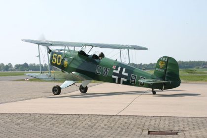 CASA1.131E3B Jungmann D-EQXA CW+BG Flugplatz Stadtlohn-Vreden picture Johan Visschedijk