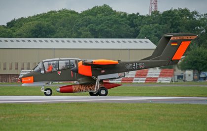 North American Rockwell OV-10B Bronco G-ONAA/99+18 German Air Force private Bronco Demo Team