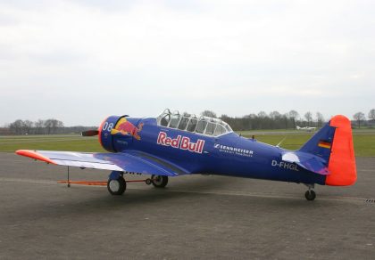 North American SNJ-5 Texan D-FHGL Red Bull Flugplatz Stadtlohn-Vreden picture Johan Visschedijk