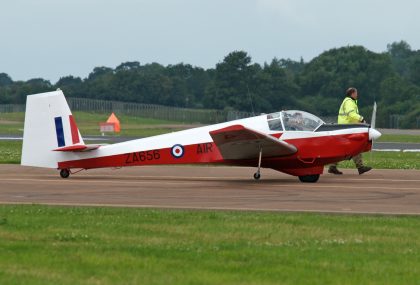 Slingsby T.31F Venture T.2 G-BTWC ZA656 Air Cadets private, RIAT 2016 RAF Fairford