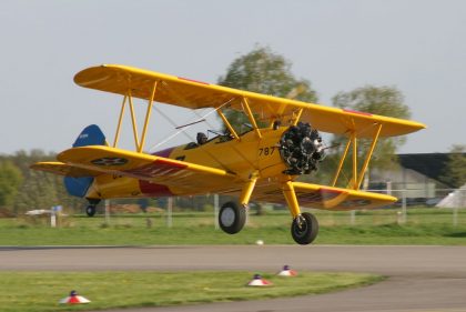 Stearman N2S-3 Kaydet D-EQXL 787 US Navy, Flugplatz Stadtlohn-Vreden picture Johan Visschedijk