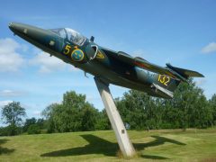 Saab Sk60D MT 60132 132 Swedish Air Force, Ljungbyhed Militärhistoriska muséet