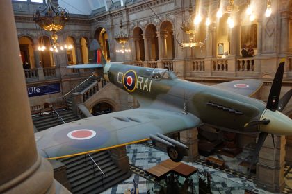 Supermarine Spitfire F.21 LA198 RAI-G RAF,Kelvingrove Art Gallery and Museum