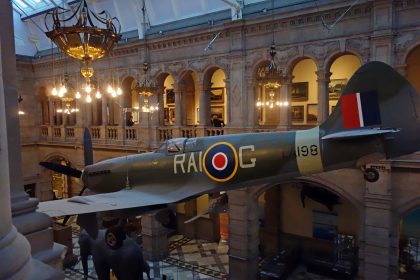 Supermarine Spitfire F.21 LA198 RAI-G RAF, Kelvingrove Art Gallery and Museum