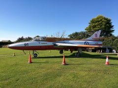 Hawker Hunter T.8C WV396 91 RAF, Anglesey Transport Museum - Tacla Taid