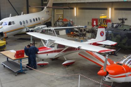 Cessna Ce.150E PH-ALB as PH-SKS, ROC van Amsterdam – MBO College Airport, Hoofddorp