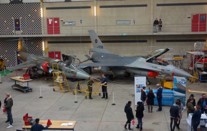 F-104G F-16A ROC van Amsterdam - MBO College Airport, Hoofddorp