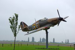 Hawker Hurricane replica V7813 US-F RAF, North Weald Airfield Museum