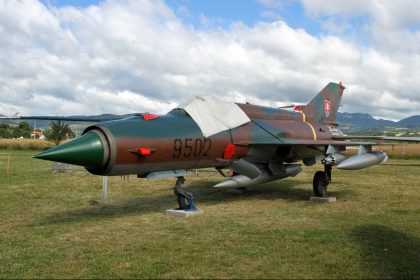 Mikoyan Gurevich MiG-21MF 9502 Slovakian Air Force, Aeroklub Dubnica Nad Váhom, Slavnica, Slovakia